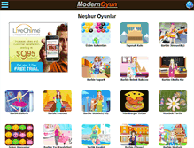 Tablet Screenshot of modernoyun.com
